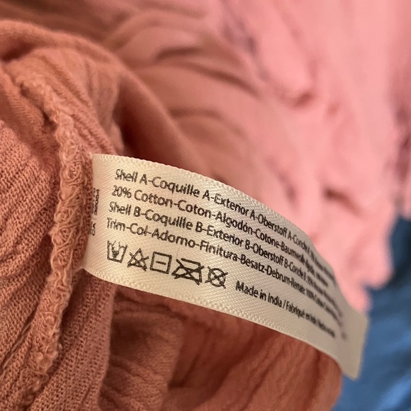 Free People Lace Trim Pink Dress - Picture 6 of 6